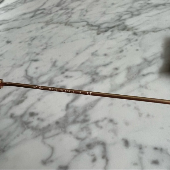 Ray Ban Large Aviator Flash Blue Mirror 3025 - Picture 8 of 10